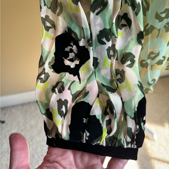 NWOT Dorothee Schumacher Silk Floral Print Blouse - Picture 5 of 9